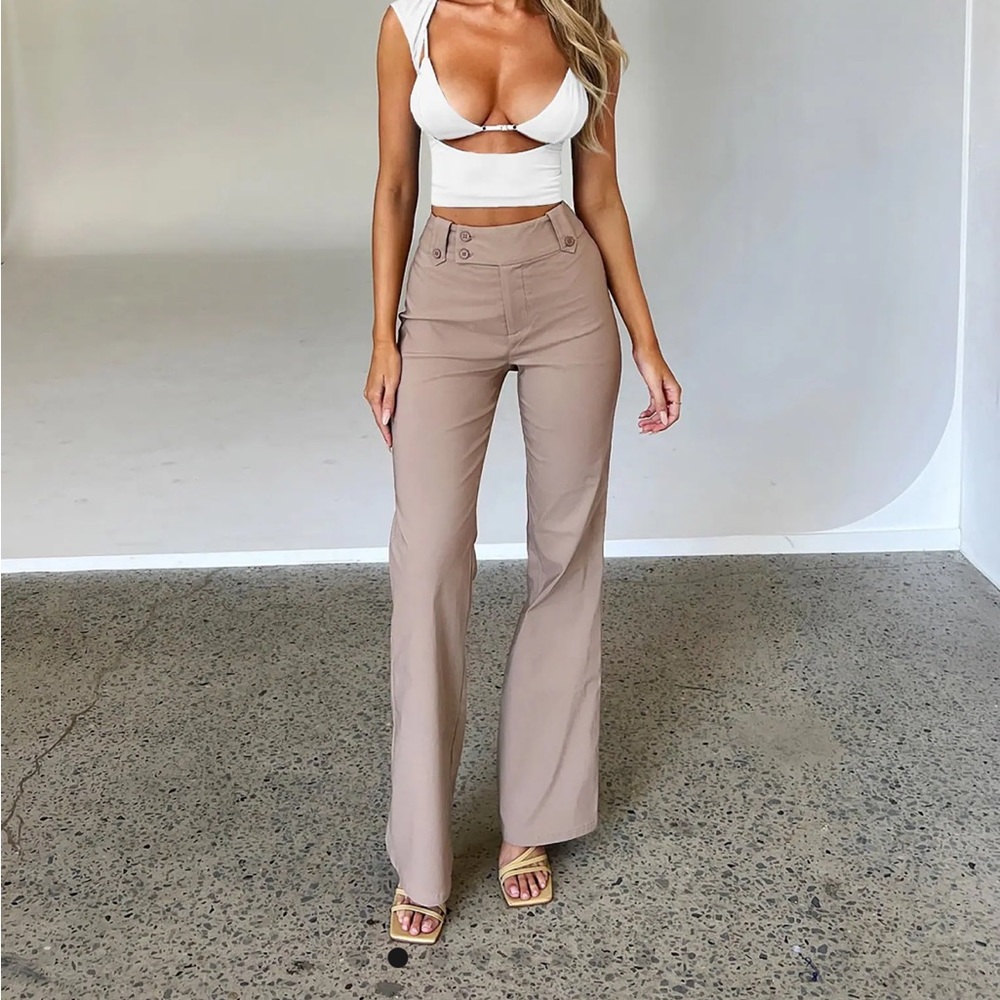 Tiger Mist High Rise Kittie Pants